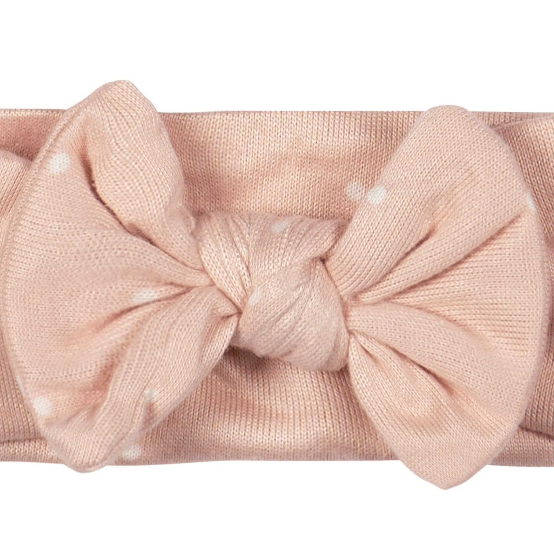 2-Piece Baby Girls Polka Dots Swaddle and Headband Set