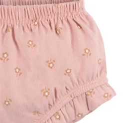 2-Piece Baby Girls Poppies Tank Top and Diaper Cover Set