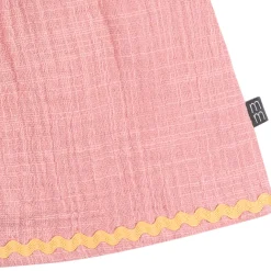 2-Piece Baby Girls Rose Pink Dress and Diaper Cover