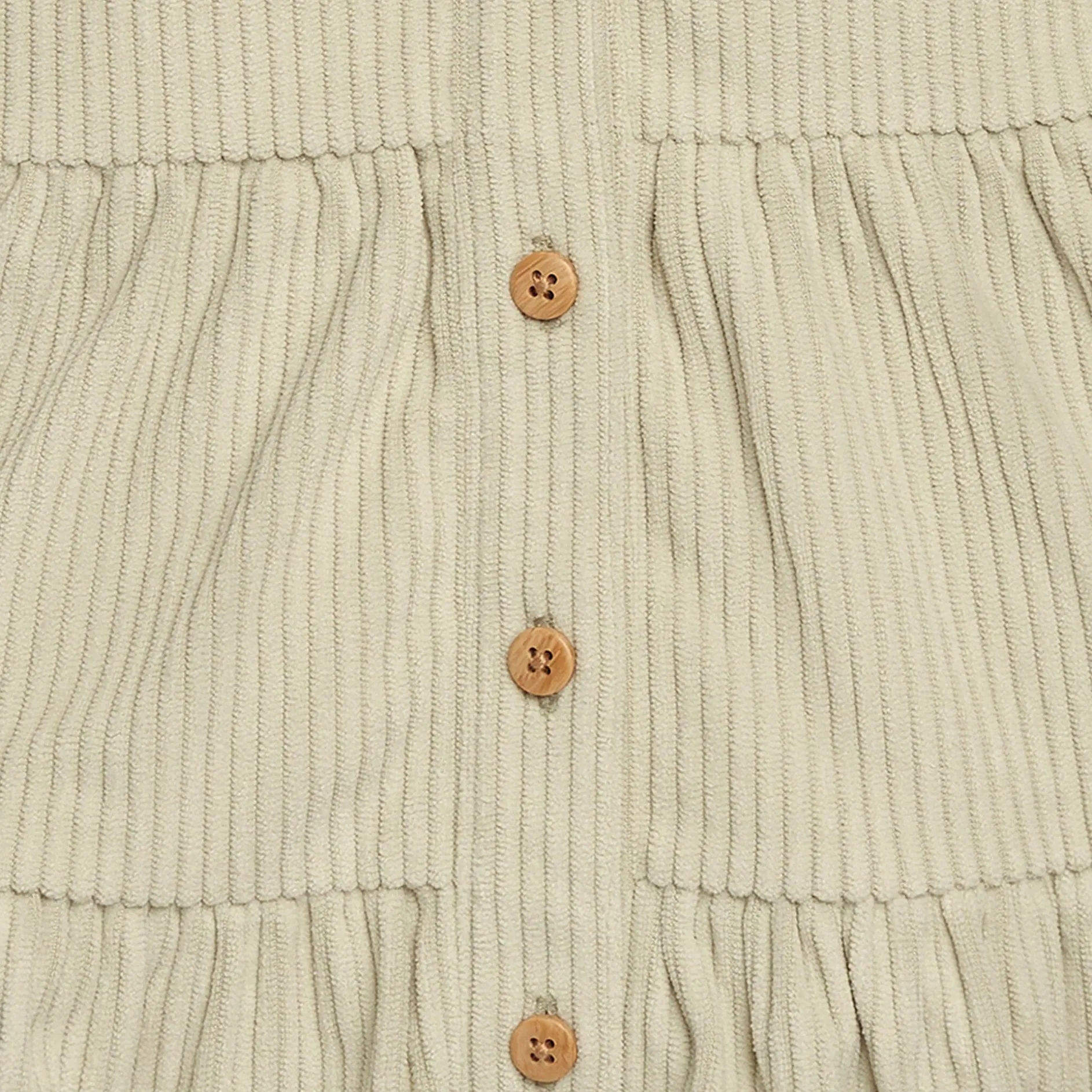 2-Piece Baby Girls Sage Corduroy Dress Set