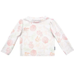 2-Piece Baby Girls UPF 50+ Shells Rash Guard & Swim Bottoms Set