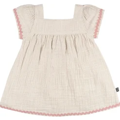 2-Piece Baby Girls Warm Grey Dress and Diaper Cover