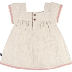 2-Piece Baby Girls Warm Grey Dress and Diaper Cover
