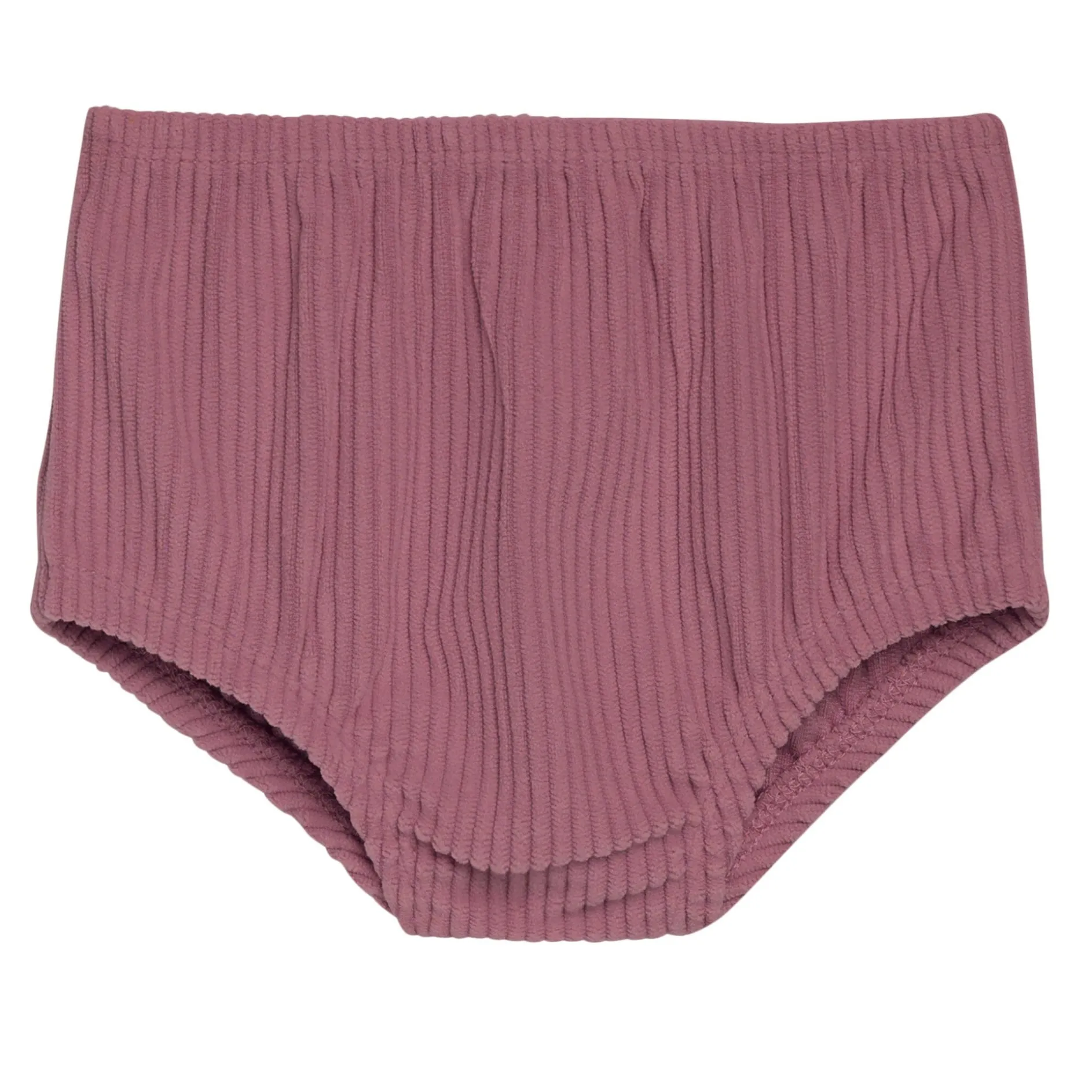 2-Piece Baby Girls Wine Corduroy Dress Set