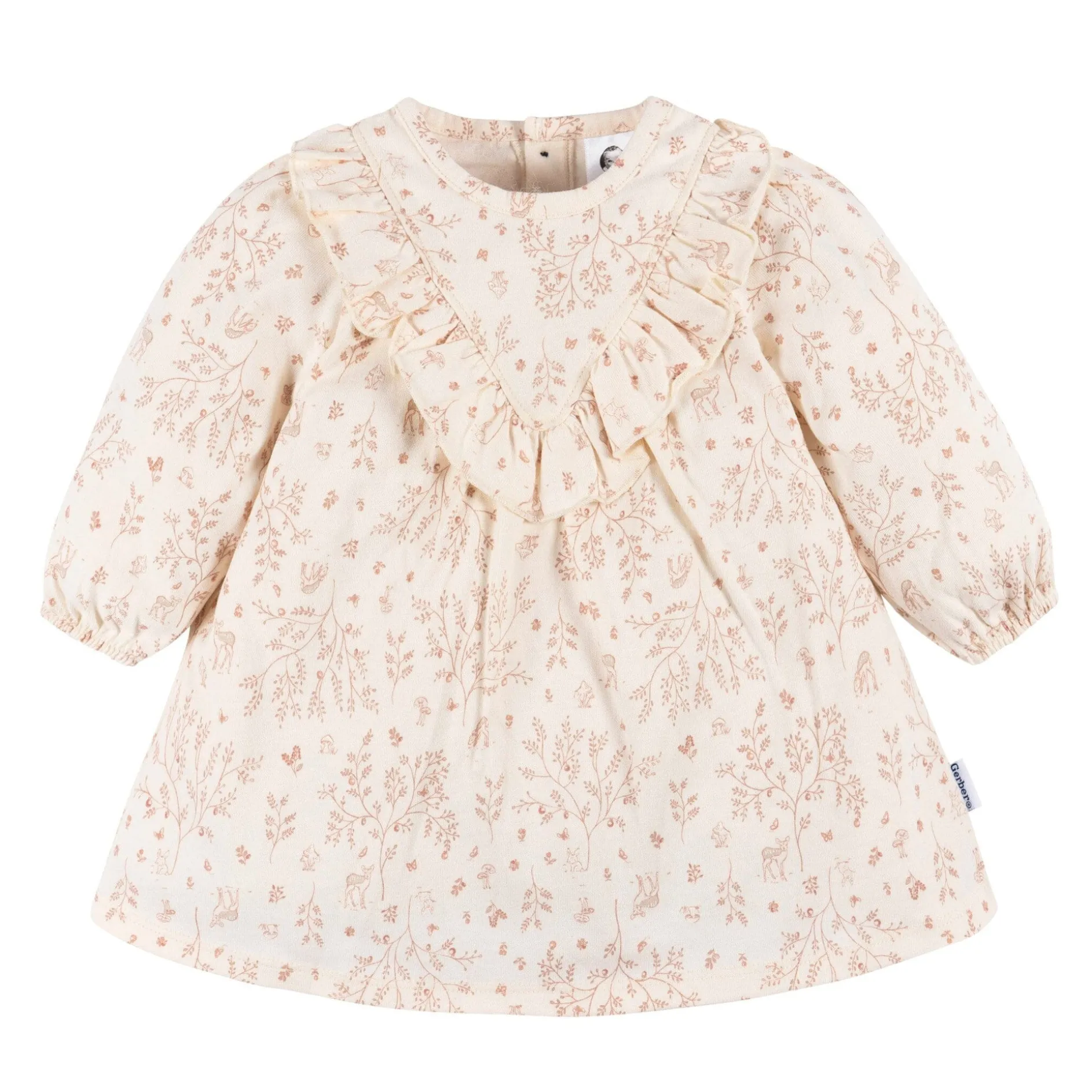 2-Piece Baby Girls Woodland Dress & Legging Set, 24M