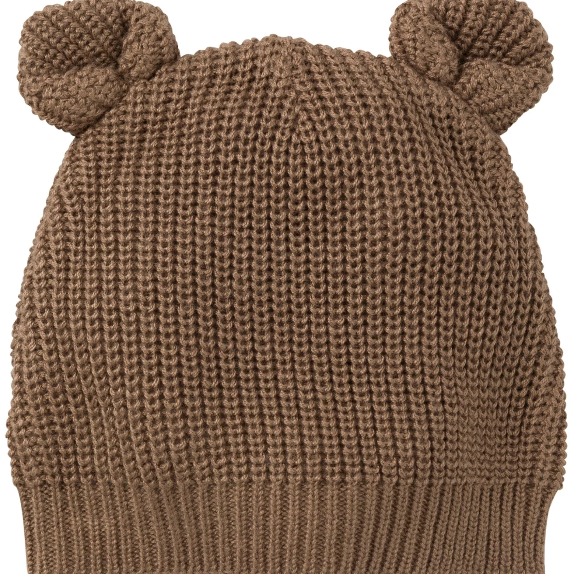 2-Piece Baby Neutral Brown Sweater Romper & Hat Set