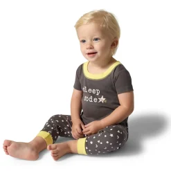 4-Piece Baby Neutral Clouds Pajamas Sets