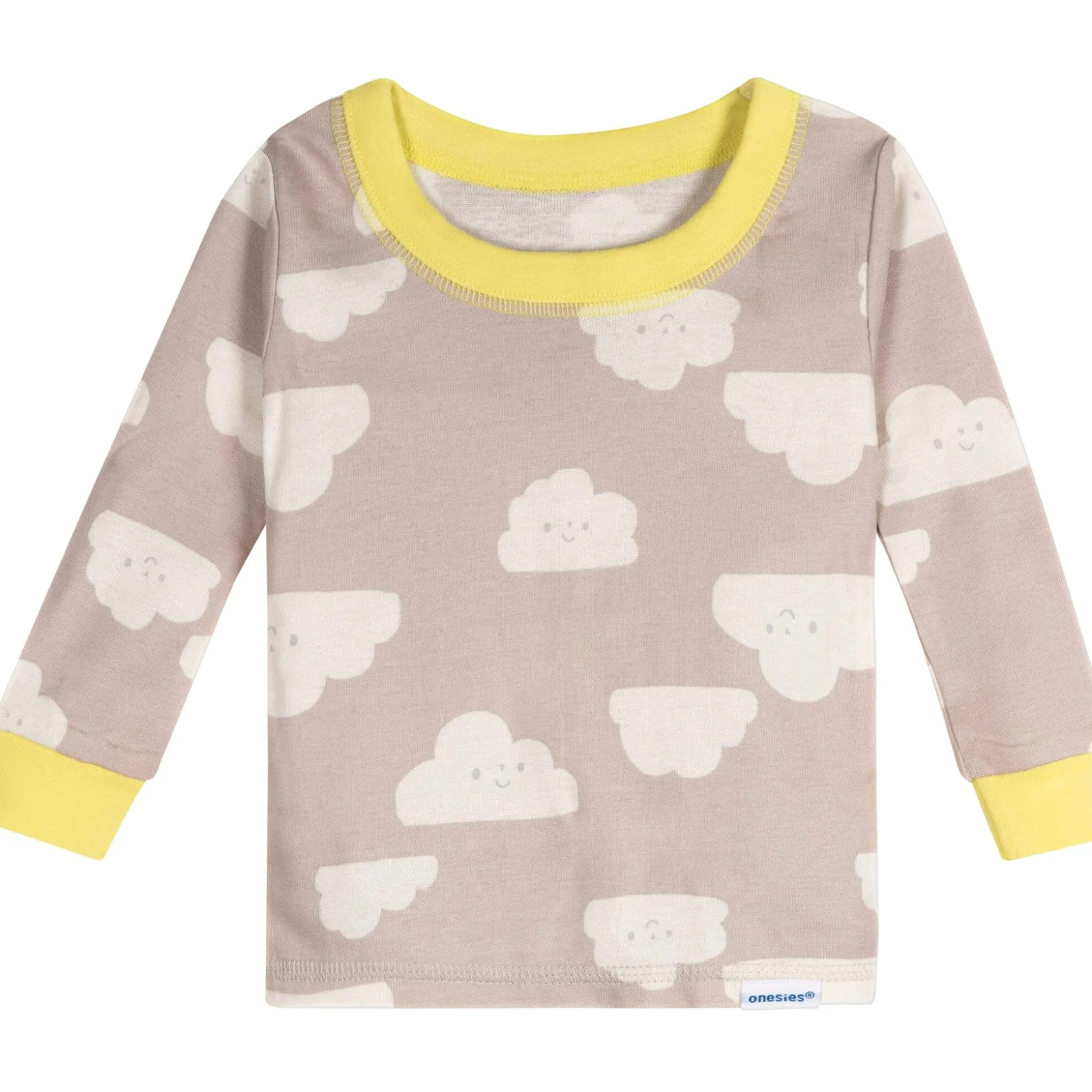 4-Piece Baby Neutral Clouds Pajamas Sets