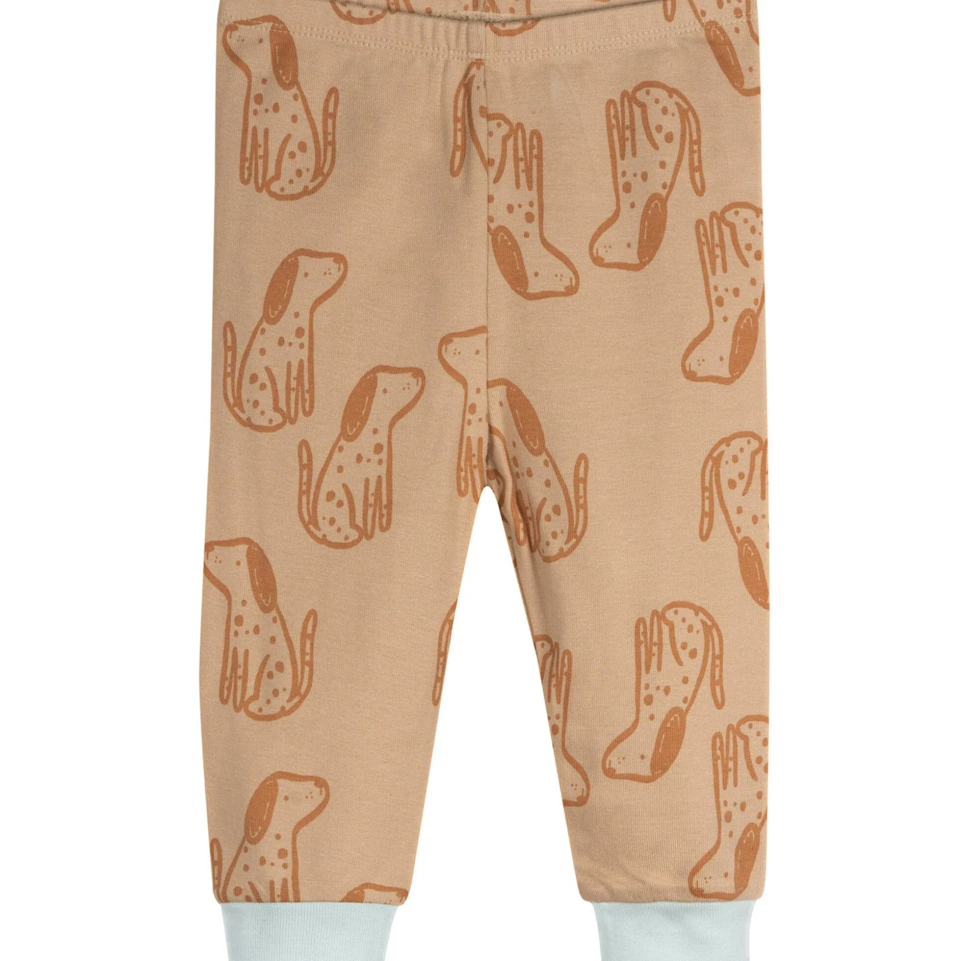 4-Piece Baby Neutral Dogs Pajamas Sets