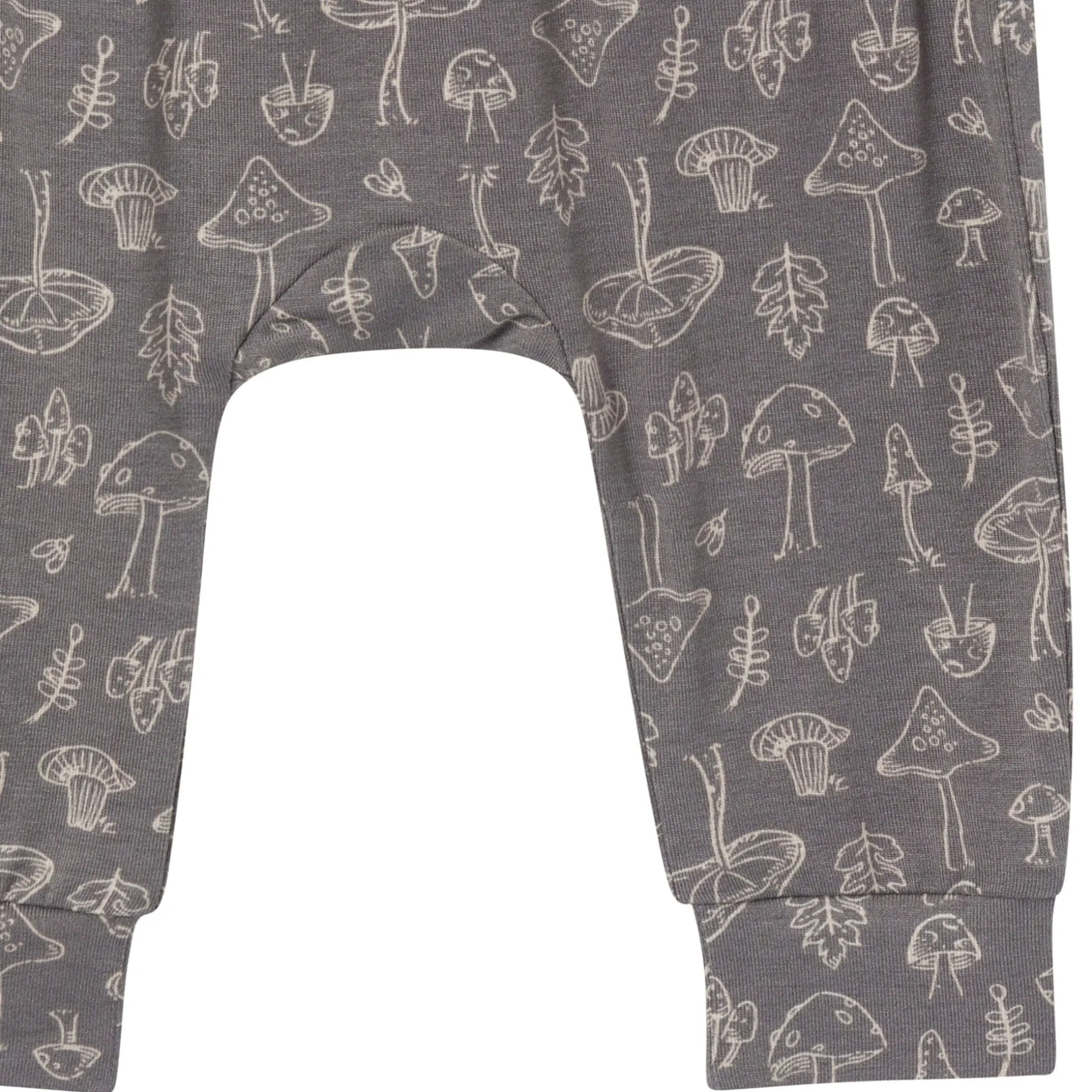 4-Piece Baby Neutral Gray Viscose Bodysuits and Pants Set