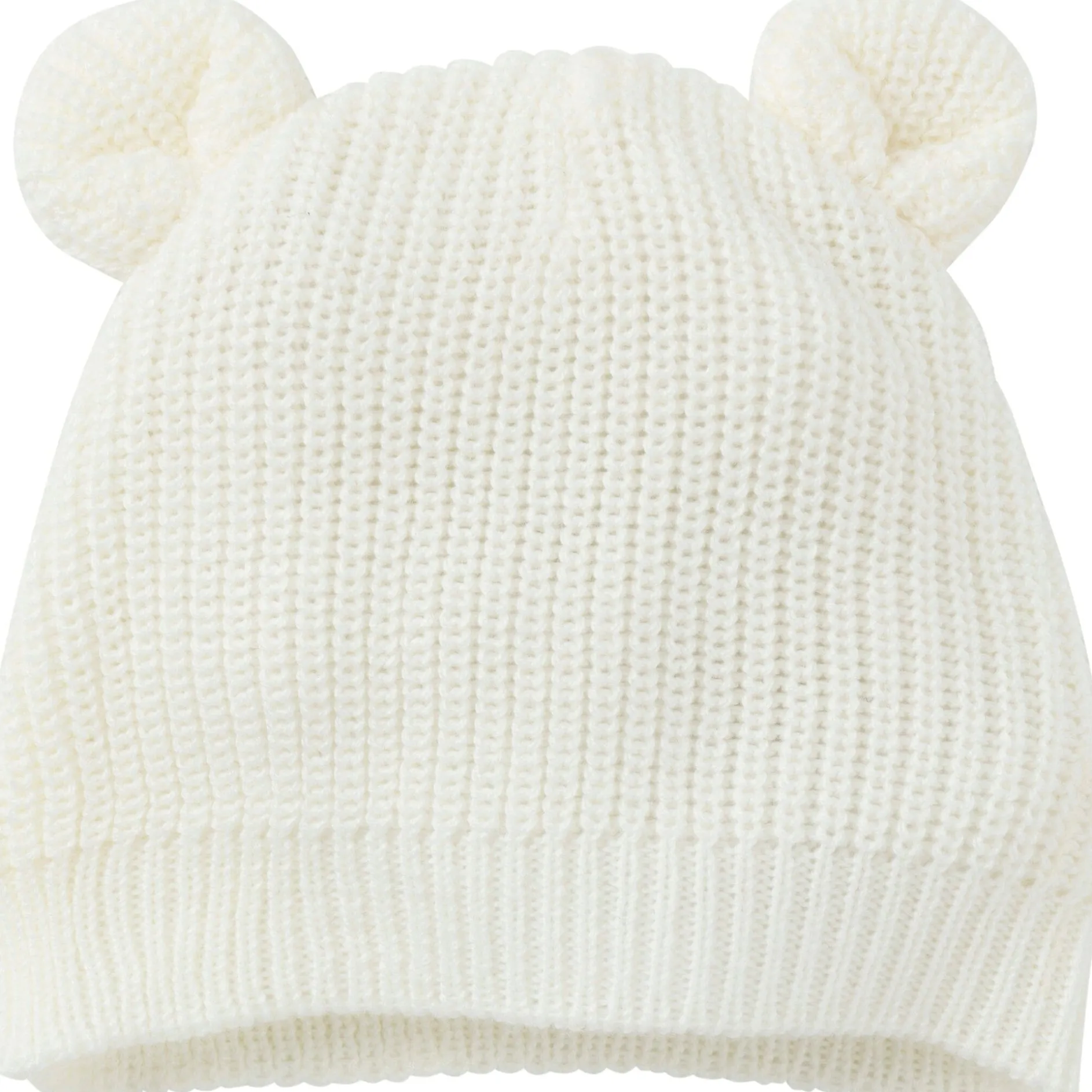 2-Piece Baby Neutral Ivory Sweater Romper & Hat Set