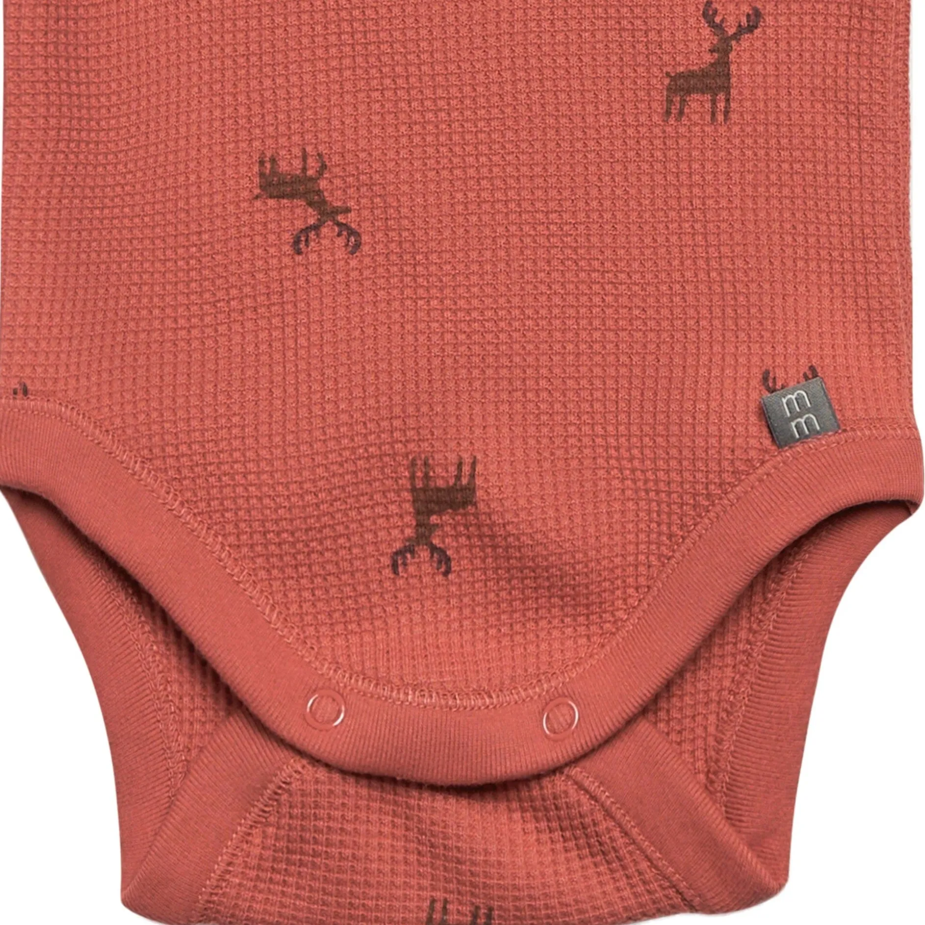 2-Piece Baby Neutral Red Moose Bodysuit and Pant Set