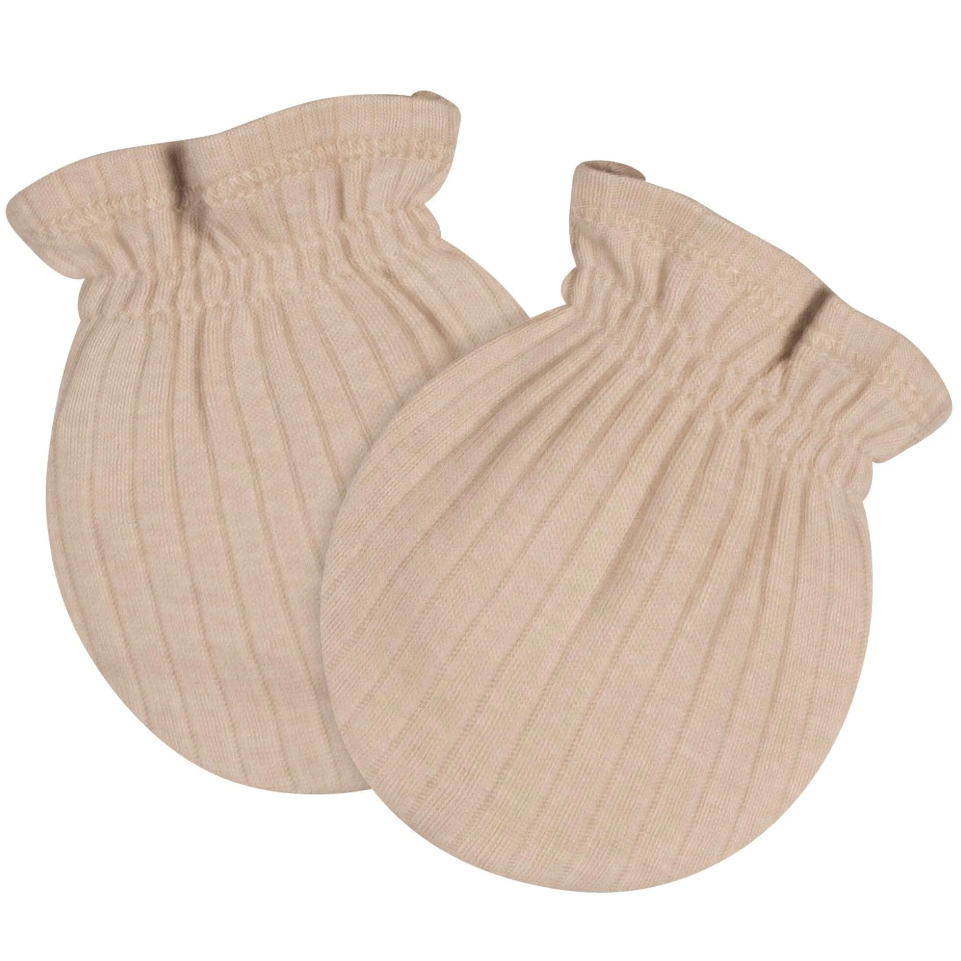 4-Piece Baby Neutral Safari Cap and Mitten Set