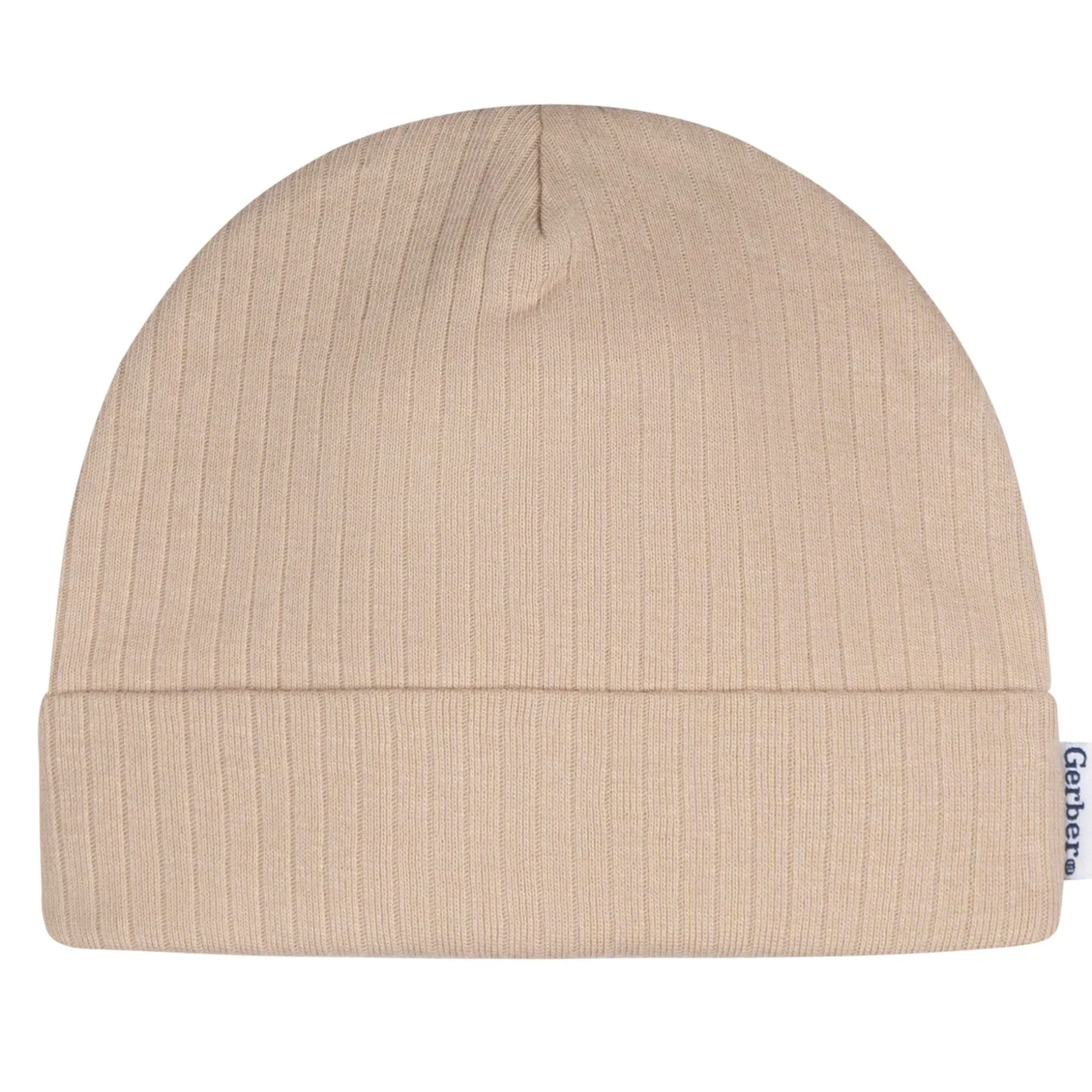 4-Piece Baby Neutral Safari Cap and Mitten Set