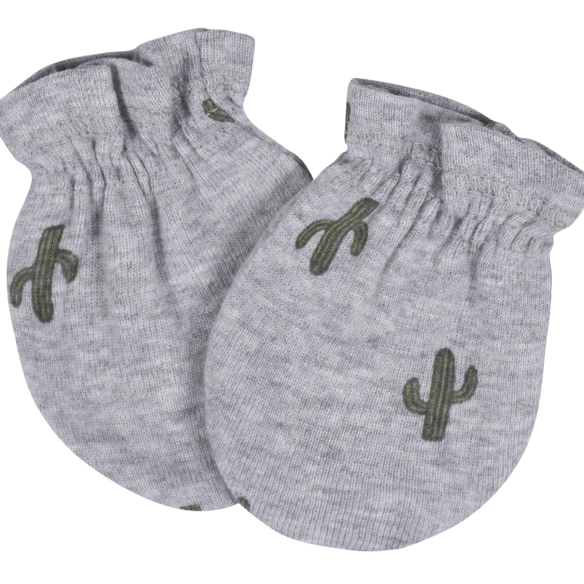 8-Piece Baby Neutral Southwest No Scratch Mittens & Caps Set
