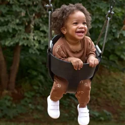 2-Piece Baby & Toddler Boys Brown Horseshoe Sweatshirt & Pant Set