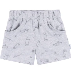 2-Piece Baby & Toddler Boys Heather Skateboard T-Shirt and Shorts Set