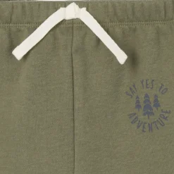 2-Piece Baby & Toddler Boys Olive Adventure Sweatshirt & Pant Set
