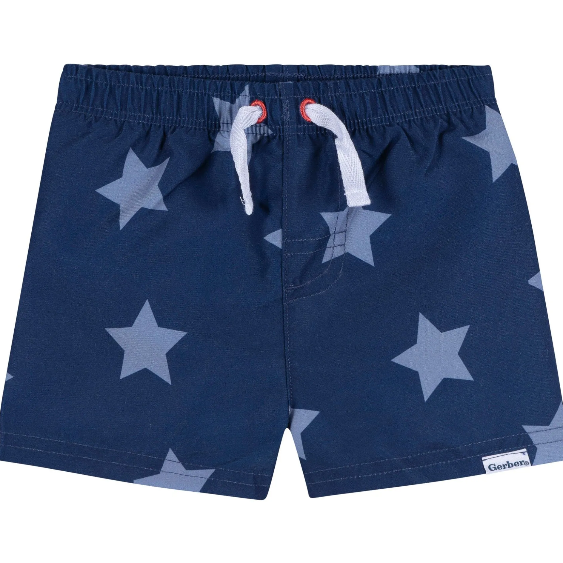 2-Piece Baby & Toddler Boys UPF 50+ Patriotic Stars Rash Guard & Swim Trunks Set