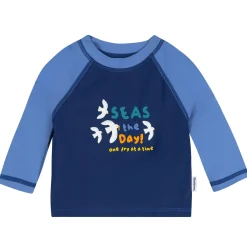 2-Piece Baby & Toddler Boys UPF 50+ Seagulls Rash Guard & Swim Trunks Set