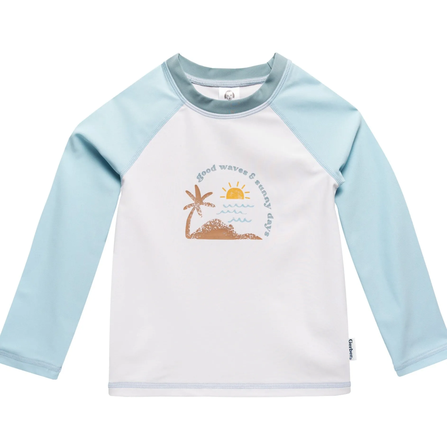 2-Piece Baby & Toddler Boys UPF 50+ Surf Rash Guard & Swim Trunks Set