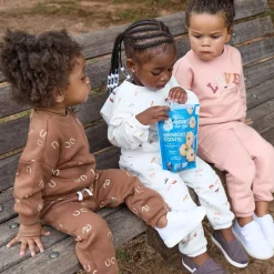 2-Piece Baby & Toddler Girls Colorful Horses Sweatshirt & Pant Set