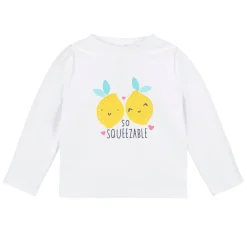2-Piece Baby & Toddler Girls UPF 50+ Lemon Squeeze Rash Guard & Swim Bottoms Set
