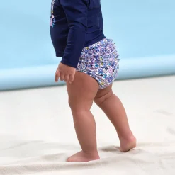 2-Piece Baby & Toddler Girls UPF 50+ Vacation Vibes Rash Guard & Swim Bottoms Set