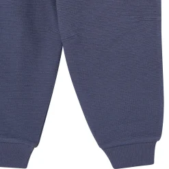 2-Piece Boys Navy Paintbrush Long Sleeve T-Shirt and Jogger Set