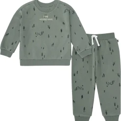 2-Piece Boys Trees & Mountains Sweatshirt and Jogger Set