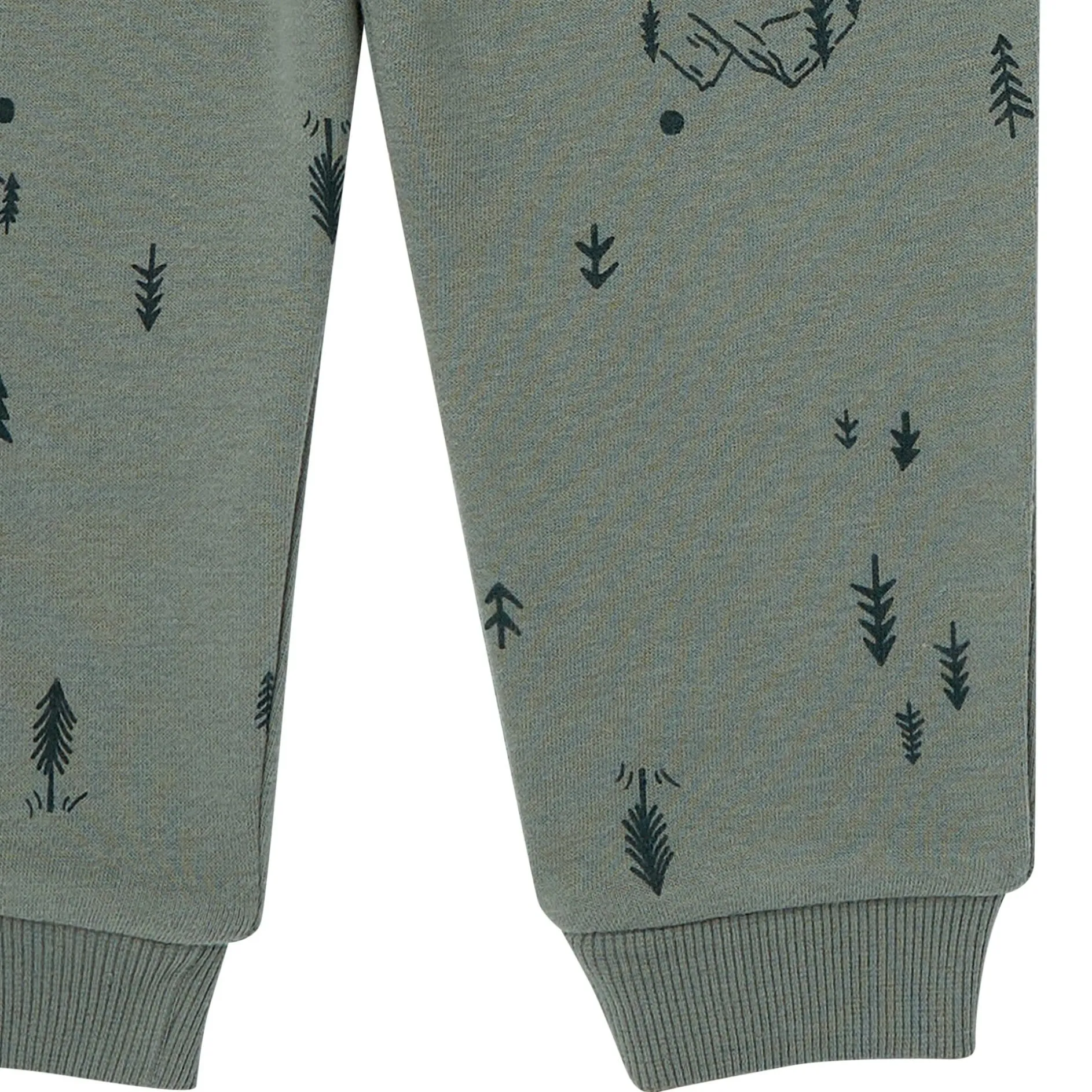 2-Piece Boys Trees & Mountains Sweatshirt and Jogger Set