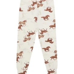 4-Piece Boys Wild Horses Viscose Snug Fit Pajama Set