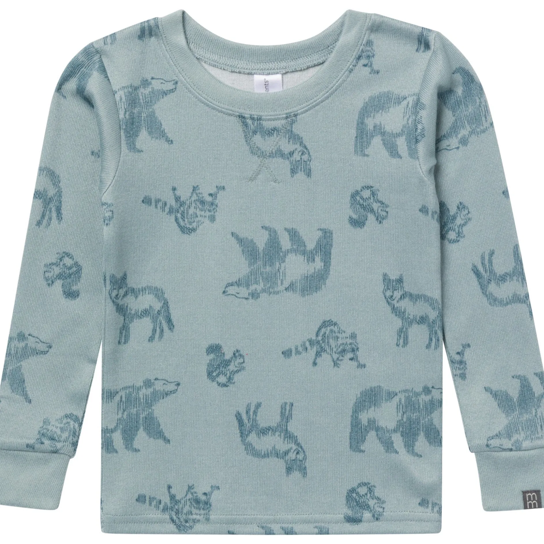 2-Piece Boys Woodland Animals Snug Fit Pajama Set