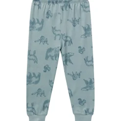 2-Piece Boys Woodland Animals Snug Fit Pajama Set