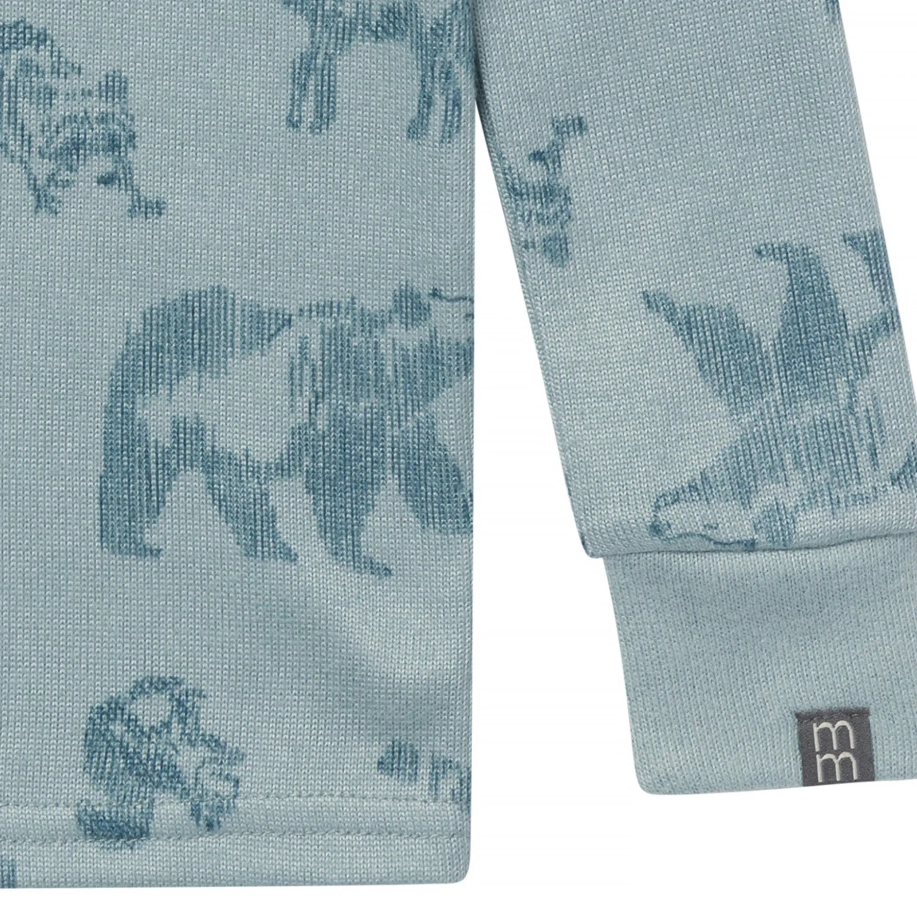 2-Piece Boys Woodland Animals Snug Fit Pajama Set