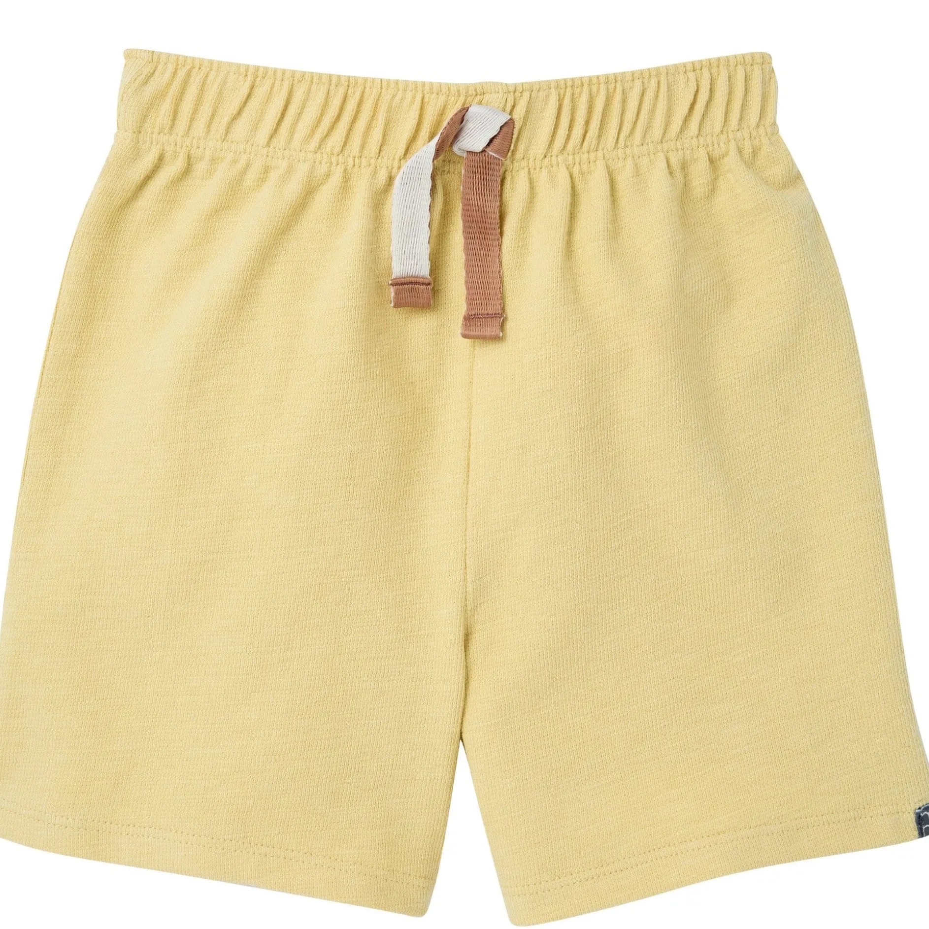 2-Piece Boys Yellow Palm Tree Polo Shirt and Shorts Set