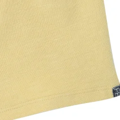 2-Piece Boys Yellow Palm Tree Polo Shirt and Shorts Set
