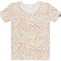 4-Piece Girls Floral Garden Viscose Snug Fit Pajama Set
