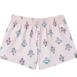 2-Piece Girls Pink Floral Top and Shorts Set