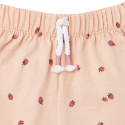 4-Piece Girls Strawberries Tank Tops & Shorts Set