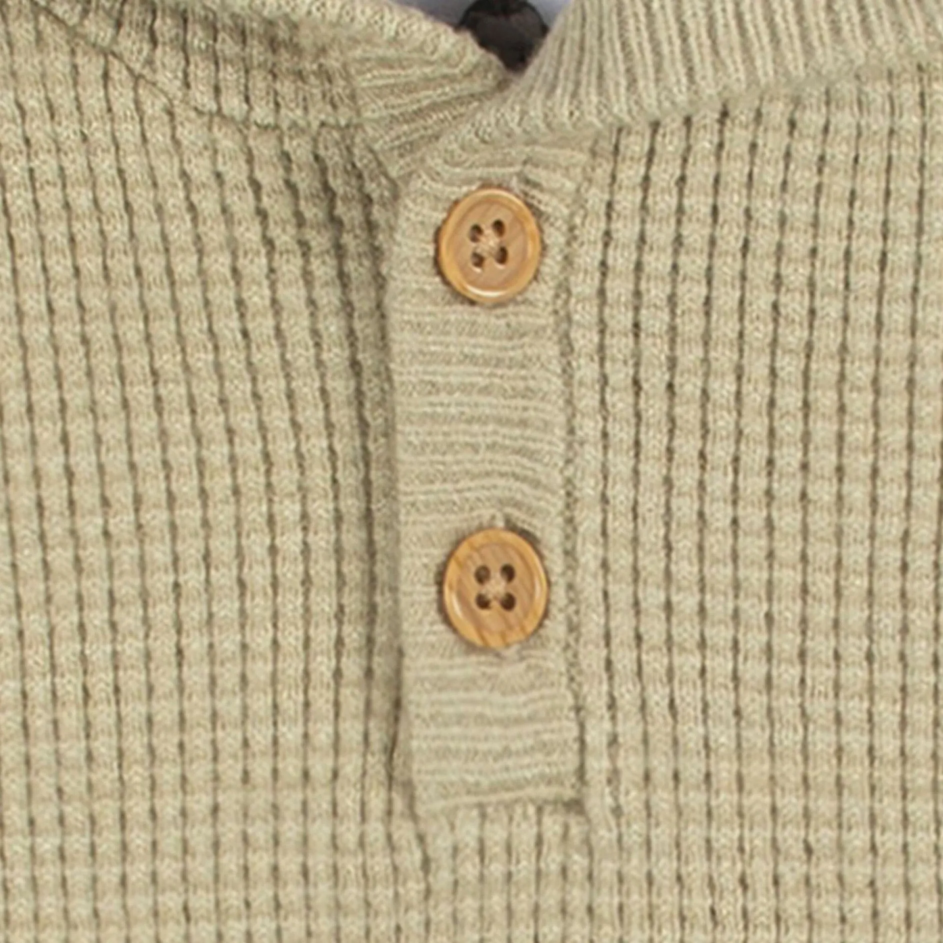 2-Piece Infant and Toddler Boys Tan Sweater Knit Set