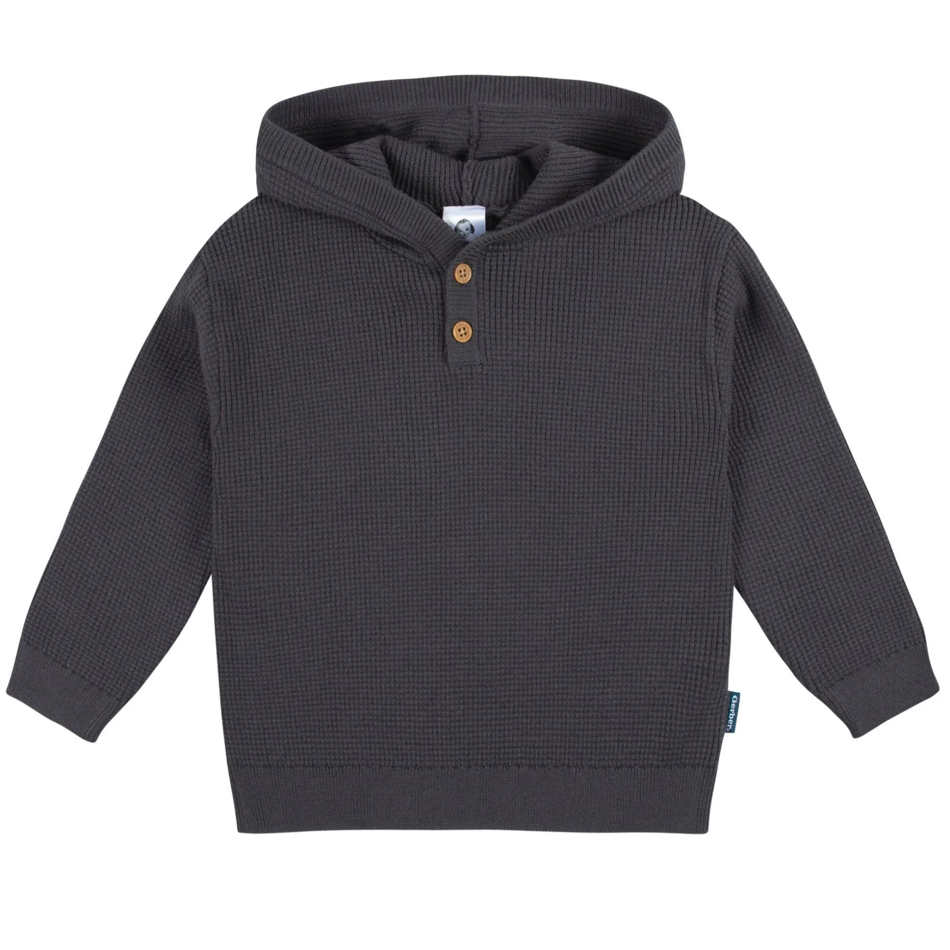 2-Piece Infant and Toddler Boys Charcoal Sweater Knit Set