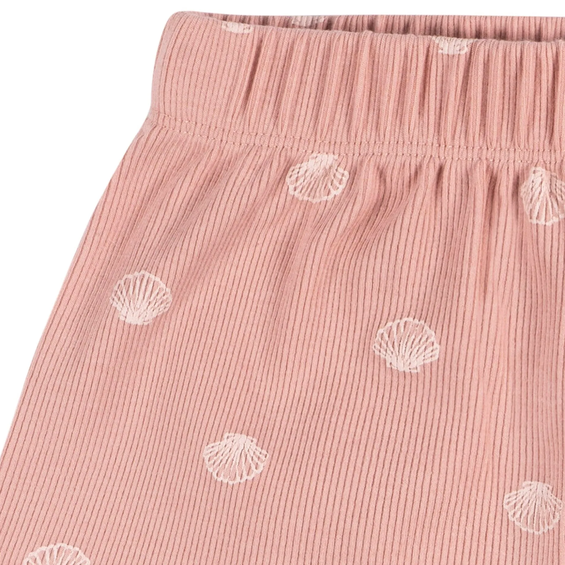2-Piece Infant and Toddler Girls Seashells Tank Top & Shorts Set