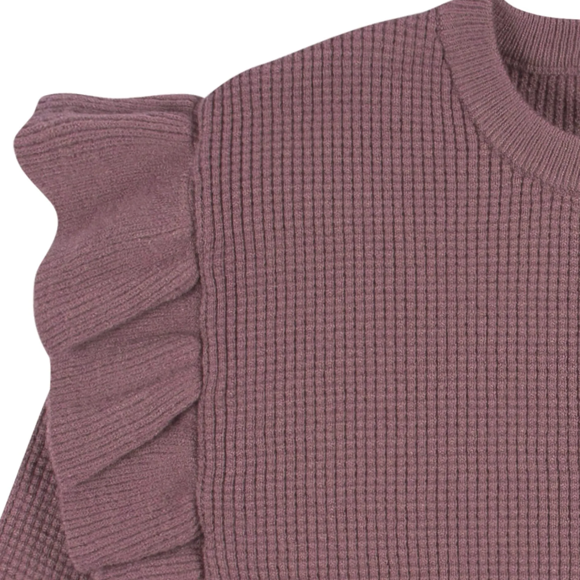 2-Piece Infant and Toddler Girls Mauve Sweater Knit Set