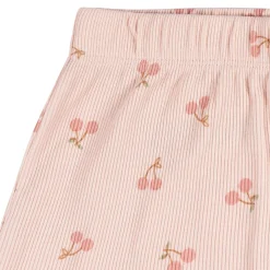 2-Piece Infant and Toddler Girls Blush Cherries Tank Top & Shorts Set