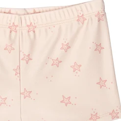 2-Piece Infant and Toddler Girls UPF 50+ Starfish Rash Guard & Swim Shorts Set