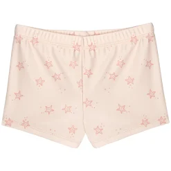 2-Piece Infant and Toddler Girls UPF 50+ Starfish Rash Guard & Swim Shorts Set