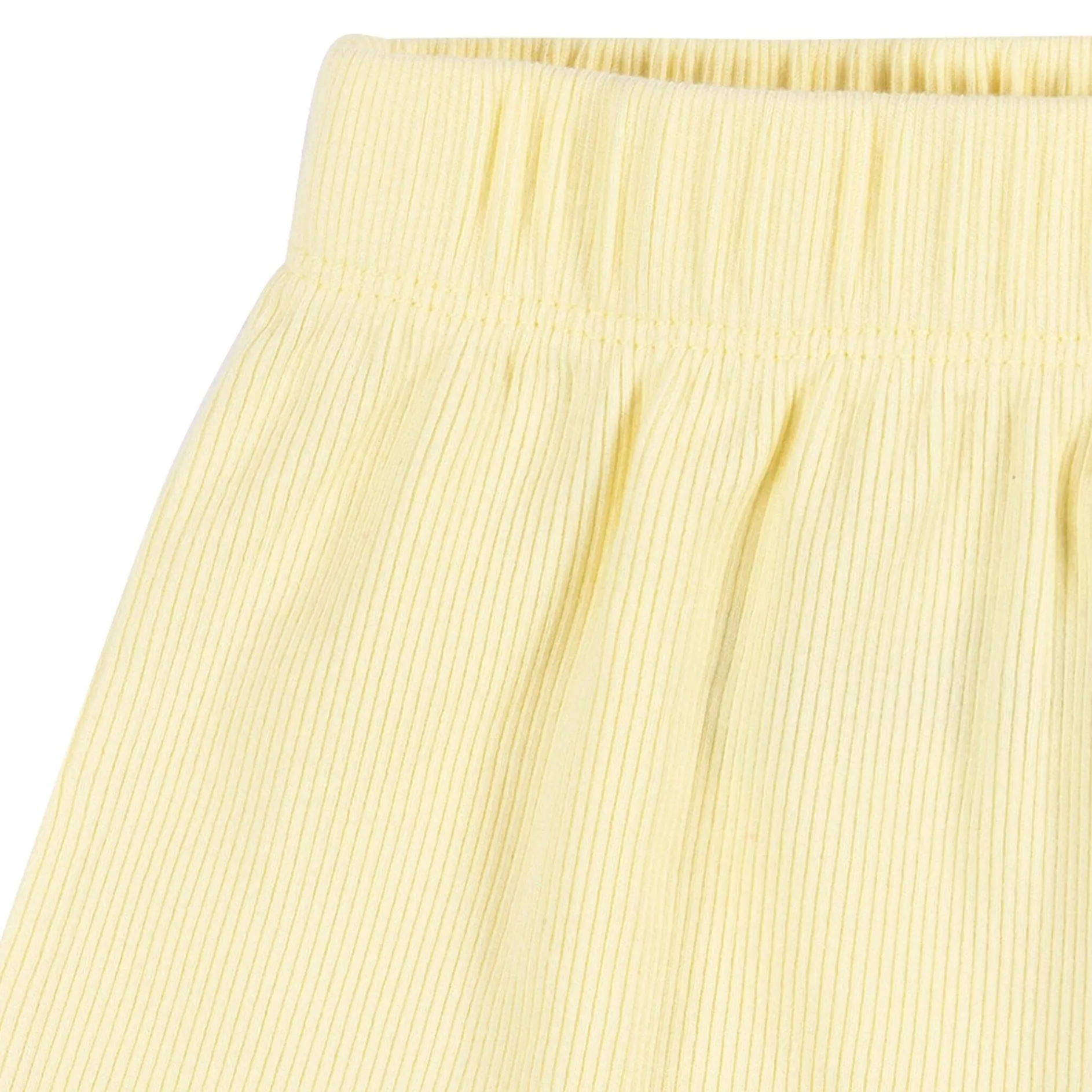 2-Piece Infant and Toddler Girls Yellow Tank Top & Shorts Set