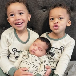 4-Piece Infant & Toddler Boys Bear Snug Fit Cotton Pajamas