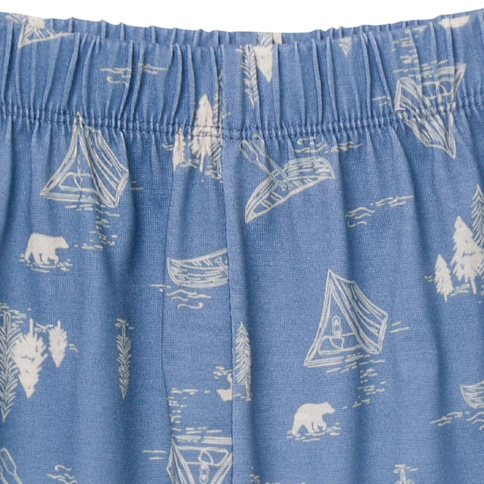 2-Piece Infant & Toddler Boys Bear Button Up Pajama Set